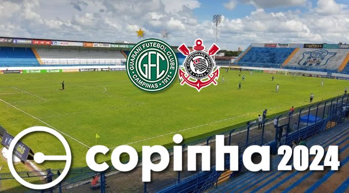 Em Marília, Guarani x Corinthians decidem vaga para a 3ª fase da Copinha na sexta-feira