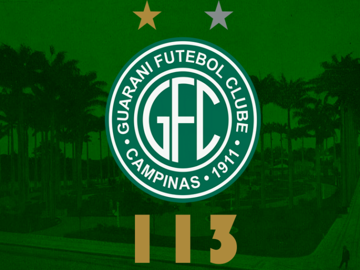 Parabéns, Guarani FC! Os primeiros 113 anos foram fantásticos!