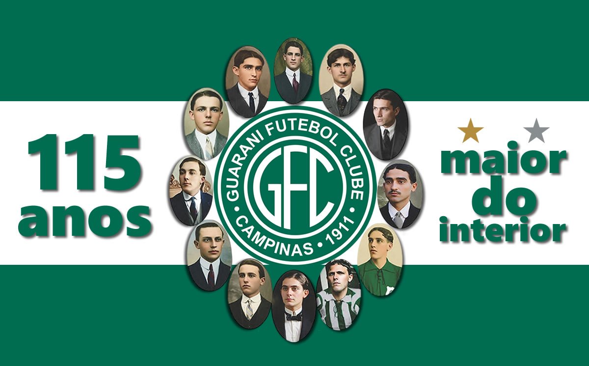 Hoje é dia de Guarani! 115 anos do Maior do Interior (do Brasil)!